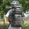 Вместительный камуфляжный камуфляжный альпинистский рюкзак 80L, тактический походный походный рюкзак для мужчин и женщин, спортивная спортивная сумка details Picture